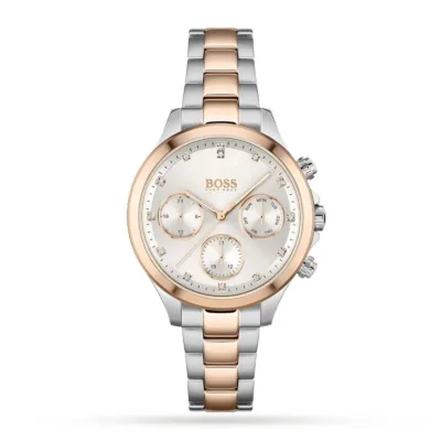 Pandora Two-Tone Stainless Steel Watch with Rose Gold Accents - 1502564
